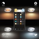 Philips Hue 34074/11/P7 spotlámpa fürdőszobába Adore 1x5W|2200-6500K|IP44 - Bluetooth; White Ambiance