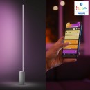 Philips Hue 40801/48/P9 LED asztali lámpa Signe 1x14W|2000-6500K - Bluetooth, White and Color Ambiance