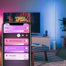 Philips Hue 40802/48/P9 LED asztali lámpa Signe 1x32W|2200-6500K - Bluetooth, White and Color Ambiance