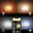 Philips Hue 40904/31/P9 LED asztali lámpa Flourish 1x9,5W|E27|2200-6500K - Bluetooth, White and Color Ambiance