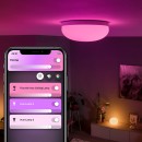 Philips Hue 40905/31/P9 mennyezeti lámpa Flourish 1x32W|2200-6500K|RGB - Bluetooth, White and Color Ambiance