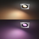 Philips Hue 50551/48/P7 süllyesztett spotlámpa Centura 1x5,7W|2000-6500K|RGB - Bluetooth, White and Color Ambiance