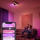 Philips Hue 50608/30/P7 LED mennyezeti csillár Centris 3x5,7W+25W | GU10 | 2000-6500K | RGB - Bluetooth, inteligentní