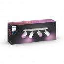 Philips Hue 50634/31/P7 mennyezeti spotlámpa Fugato 4x5,7W|GU10|2000-6500K|RGB - Bluetooth, White and color Ambiance