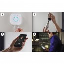 Philips Hue 8718699673345 Starter kit 3x LED izzó + távirányító Dimmer Switch + Bridge 9,5W|E27 - Bluetooth, White Ambiance
