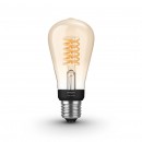 Philips Hue 8718699688868 LED izzó Filament 1x7W|E27|2100K - Bluetooth, White