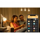 Philips Hue 8718699696917 Starter kit 3x LED izzó + 2x távirányító Dimmer Switch + Bridge 9W|E27 - White and Color Ambiance