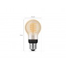Philips Hue 8719514301429 LED szénszálas izzó A60 1x7W | E27 | 550lm | 2200-4500K - White Ambiance, szabályozható, Bluetooth