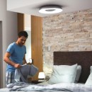 Philips Hue 8719514341357 LED mennyezeti lámpa Still 1x32W | 2400lm | 2200-6500K - White Ambience, szabályozható, távirányító, Bluetooth, fekete