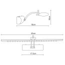 Globo 78301 LED fali lámpa Picture I 1x3W | 4000K - kép fölé