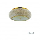 Ideal Lux 100791 mennyezeti lámpa Pasha Oro 10x40W|E14 - arany színben