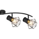 Globo 54017-4 mennyezetre szerelhető lámpa Priska 4x40W | E27 - fekete