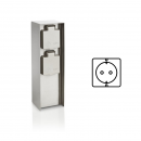 Philips 17108/47/16 kültéri oszloplámpa foglalatokkal MyGarden Rock - Schuko