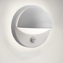 Philips 16246/87/16 kültéri fali lámpa June 1x 42W | E27 | IP44 - mozgásérzékelővel, szürke