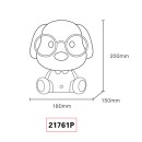 Globo PUPPY 21761P LED asztali lámpa | 1W LED | 32lm | 3000K