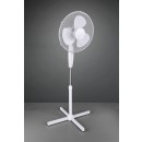 Trio R024-01 álló forgófejes ventilátor Bergen - beállítható, fehér