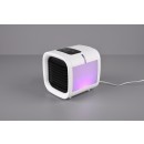 Trio R031-01 LED lámpa és asztali ventilátor párásítóval Icecube - RGB, víztartállyal