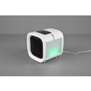 Trio R031-01 LED lámpa és asztali ventilátor párásítóval Icecube - RGB, víztartállyal