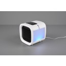 Trio R031-01 LED lámpa és asztali ventilátor párásítóval Icecube - RGB, víztartállyal