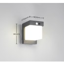 Trio TR23286132 LED napelemes kültéri fali lámpa COLOMBO  | 5,5W integrált LED forrás | 650lm | 4000K