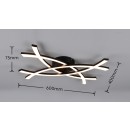 Trio TR23691132 LED fali lámpa POLLOCK  | 22W integrált LED forrás | 1x2500lm | 3000K | fekete