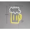 Trio R23721100 fali lámpa BEER | 5W integrált LED forrás | kapcsolóval