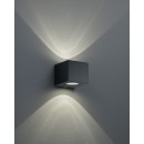 Trio R28222632 LED kültéri ​fali lámpa Cordoba 2x2W | 400lm | 3000K | IP44 - felső és alsó világítás, fekete