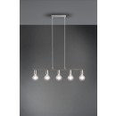 Trio R30185007 mennyezeti függőlámpa Vannes 5x40W | E27 - matt nikkel