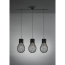 Trio R30223032 mennyezeti függőlámpa Dave 3x40W|E27