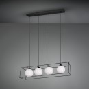 Trio R30404032 mennyezeti függőlámpa Gabbia 4x40W|E14