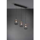 Trio R30563032 mennyezeti függőlámpa Calimero 3x40W | E27 - matt fekete