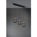 Trio R30563032 mennyezeti függőlámpa Calimero 3x40W | E27 - matt fekete