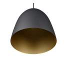 Trio R30661080 mennyezeti függőlámpa Tilda 1x40W | E27 - állítható magasságú, fekete, arany