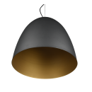 Trio R30661980 mennyezeti függőlámpa Tilda 1x40W | E27 - állítható magasság, fekete, arany