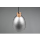 Trio R30681067 mennyezeti függőlámpa Jagger 1x40W | E27 - nikkel