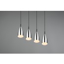Trio R30694007 mennyezeti függőlámpa Farin 4x25W | E14 - állítható magasság, matt nikkel
