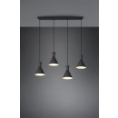 Trio R30784032 mennyezeti függőlámpa Enzo 4x28W | E27 - fekete