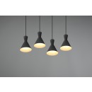 Trio R30784032 mennyezeti függőlámpa Enzo 4x28W | E27 - fekete