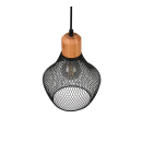 Trio R31281032 mennyezeti függőlámpa Valeria 1x40W | E27 - állítható magasság, fekete