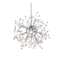 Trio R31311006 függőlámpa Gloria 1x40W | E27 - állítható magasságú, krómozott