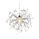 Trio R31311006 függőlámpa Gloria 1x40W | E27 - állítható magasságú, krómozott