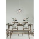 Trio R31311006 függőlámpa Gloria 1x40W | E27 - állítható magasságú, krómozott