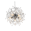 Trio R31315006 függőlámpa Gloria 5x25W | E14 - állítható magasság, krómozott