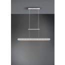Trio R32043105 LED mennyezeti függőlámpa Paros 1x21W + 5,5W | SMD | 3000lm + 1500lm | 3000K - felső és alsó világítás, 3 fázisú fényerő-szabályozás, állítható magasságú, alumínium