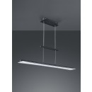 Trio R32421132 LED mennyezeti függőlámpa Smash 1x18W | 1800lm | 3000-4000-5000-6500K - 3 fázisú fényerő-szabályozó, világítási hőmérséklet beállítás, állítható magasság, fekete