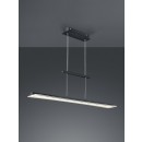Trio R32421132 LED mennyezeti függőlámpa Smash 1x18W | 1800lm | 3000-4000-5000-6500K - 3 fázisú fényerő-szabályozó, világítási hőmérséklet beállítás, állítható magasság, fekete