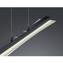 Trio R32421132 LED mennyezeti függőlámpa Smash 1x18W | 1800lm | 3000-4000-5000-6500K - 3 fázisú fényerő-szabályozó, világítási hőmérséklet beállítás, állítható magasság, fekete