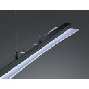 Trio R32421132 LED mennyezeti függőlámpa Smash 1x18W | 1800lm | 3000-4000-5000-6500K - 3 fázisú fényerő-szabályozó, világítási hőmérséklet beállítás, állítható magasság, fekete