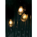 Trio R35146132 LED napelemes kültéri függőlámpa szett Campus 3x0,1W | IP44 - 3 db-os készlet, fekete