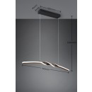 Trio TR35791132 LED mennyezeti függőlámpa GINKO | 18W integrált LED forrás